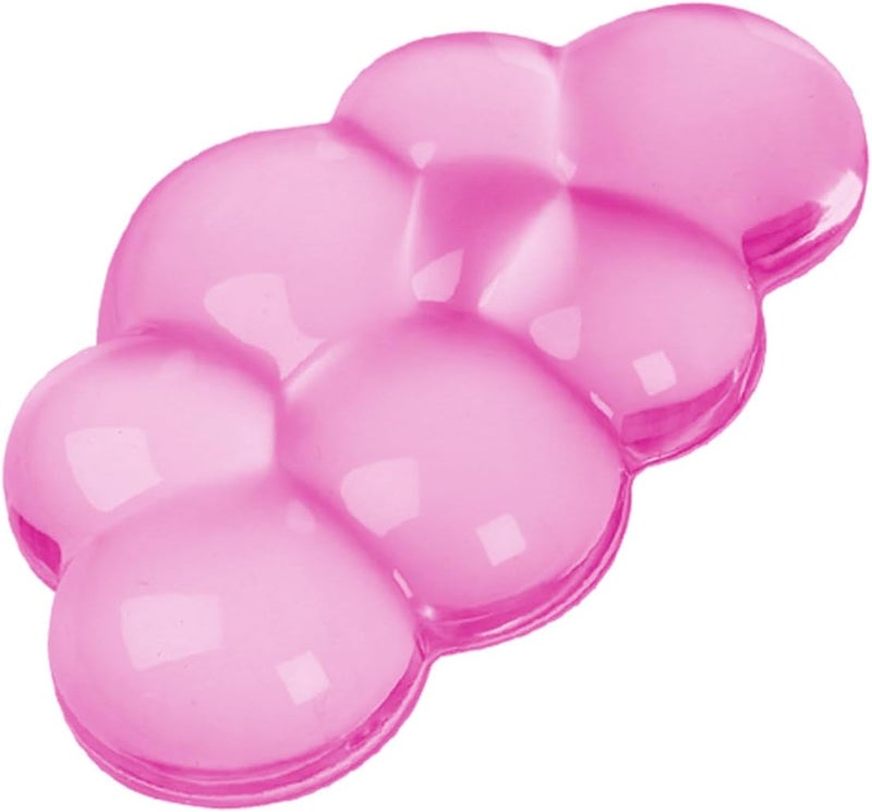 KEPUTAIER Gel Cloud Mouse Wrist Rest, Cute Wrist Support and Arm Support for Mouse Rest Typing Pain Relief，Suitable for Office/Computer/Laptop/Gaming (Transparent Pink) - Image 1